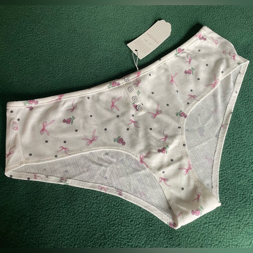 For Love and Lemons Pointelle Panty - Picture 2 of 10